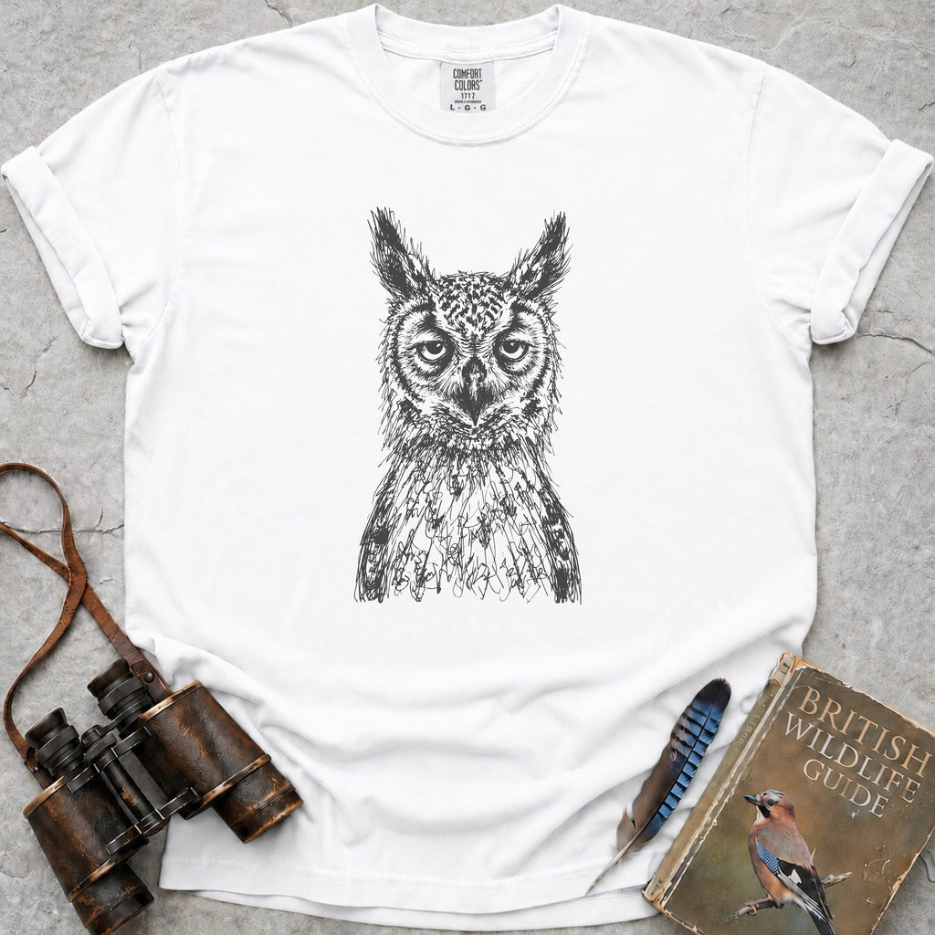 Night Owl T-Shirt — white