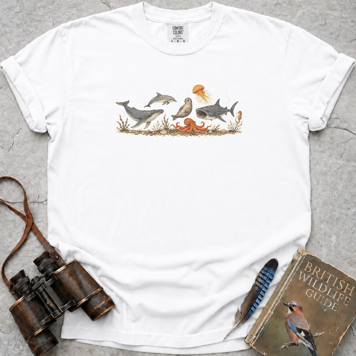 Ocean Wonders T-Shirt — white