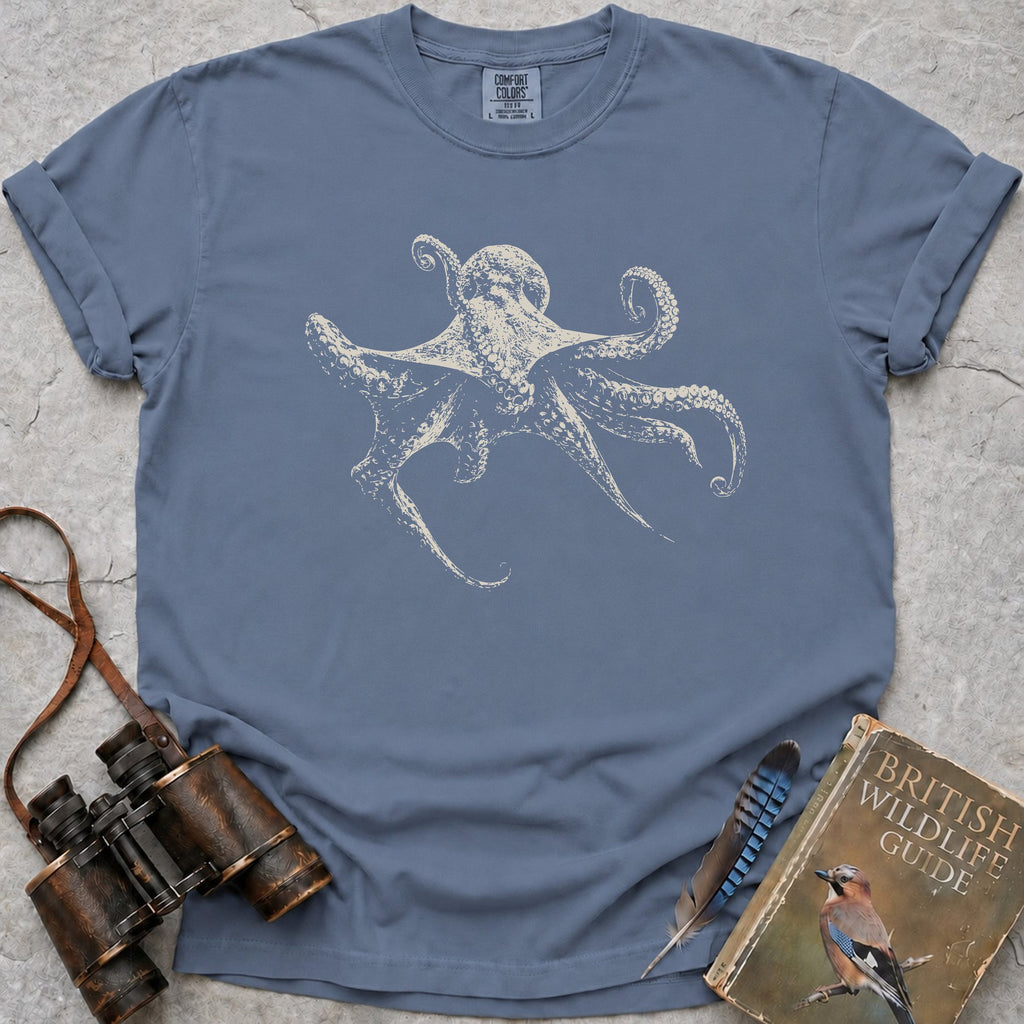 Octopus Soul T-Shirt — blue jean