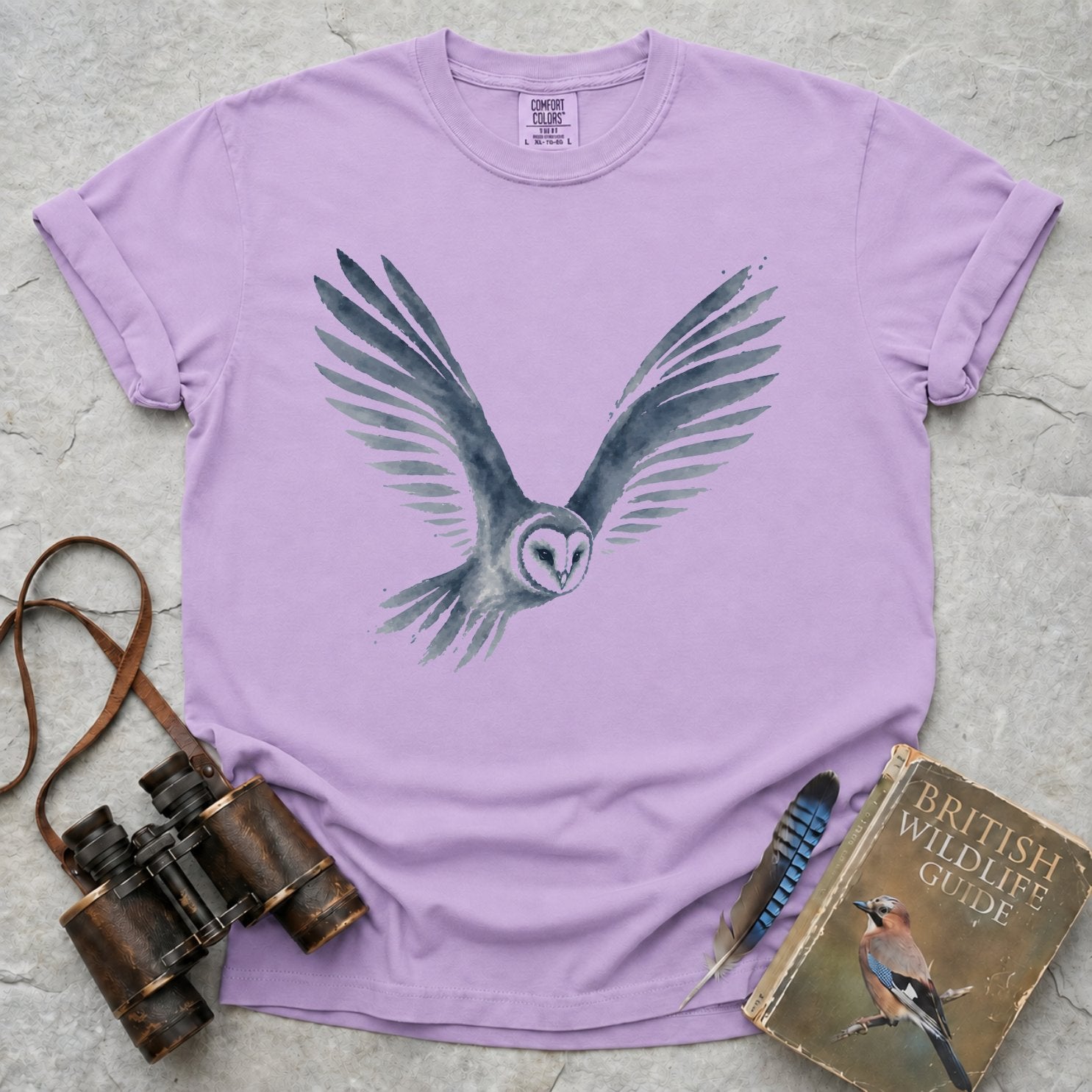 Watercolour Owl T-Shirt