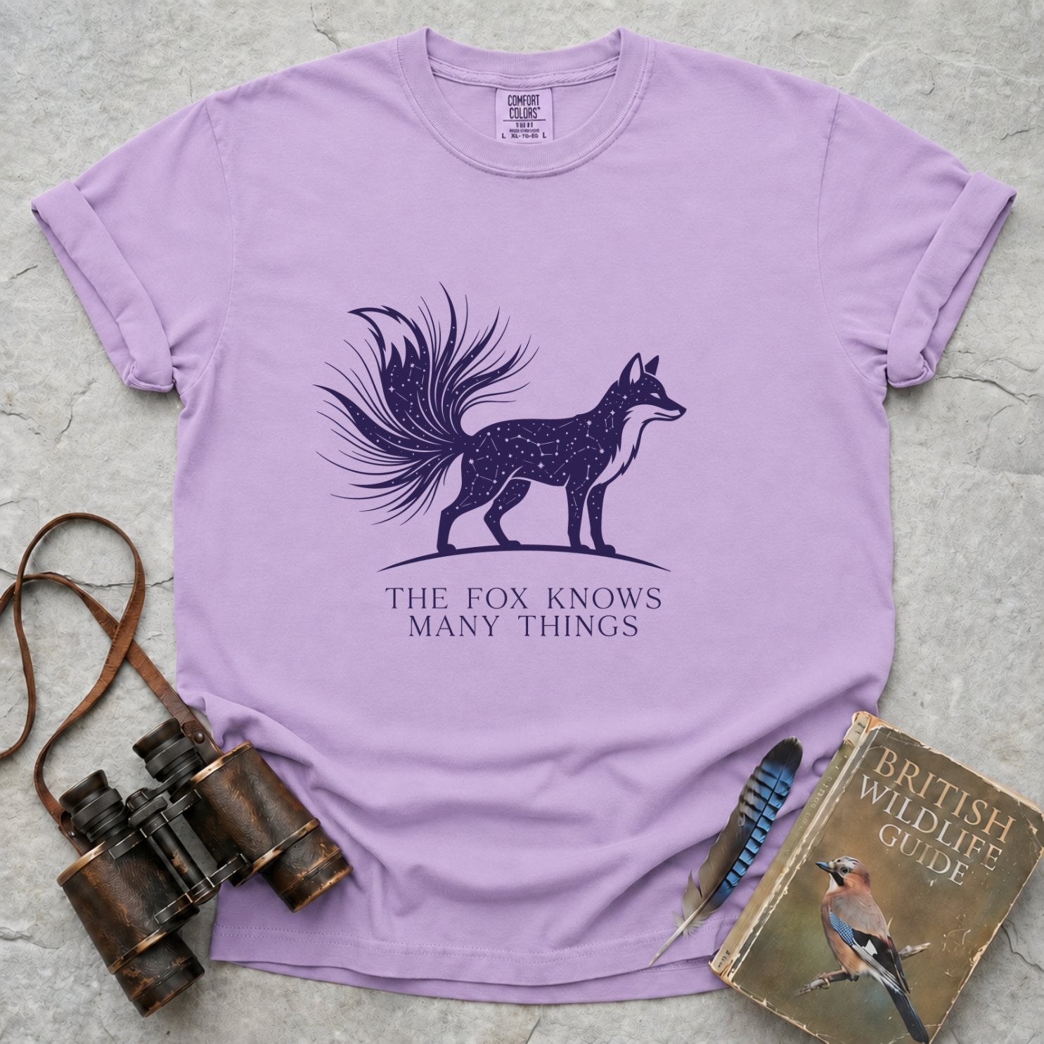 The Fox Knows Many Things Celestial T-Shirt