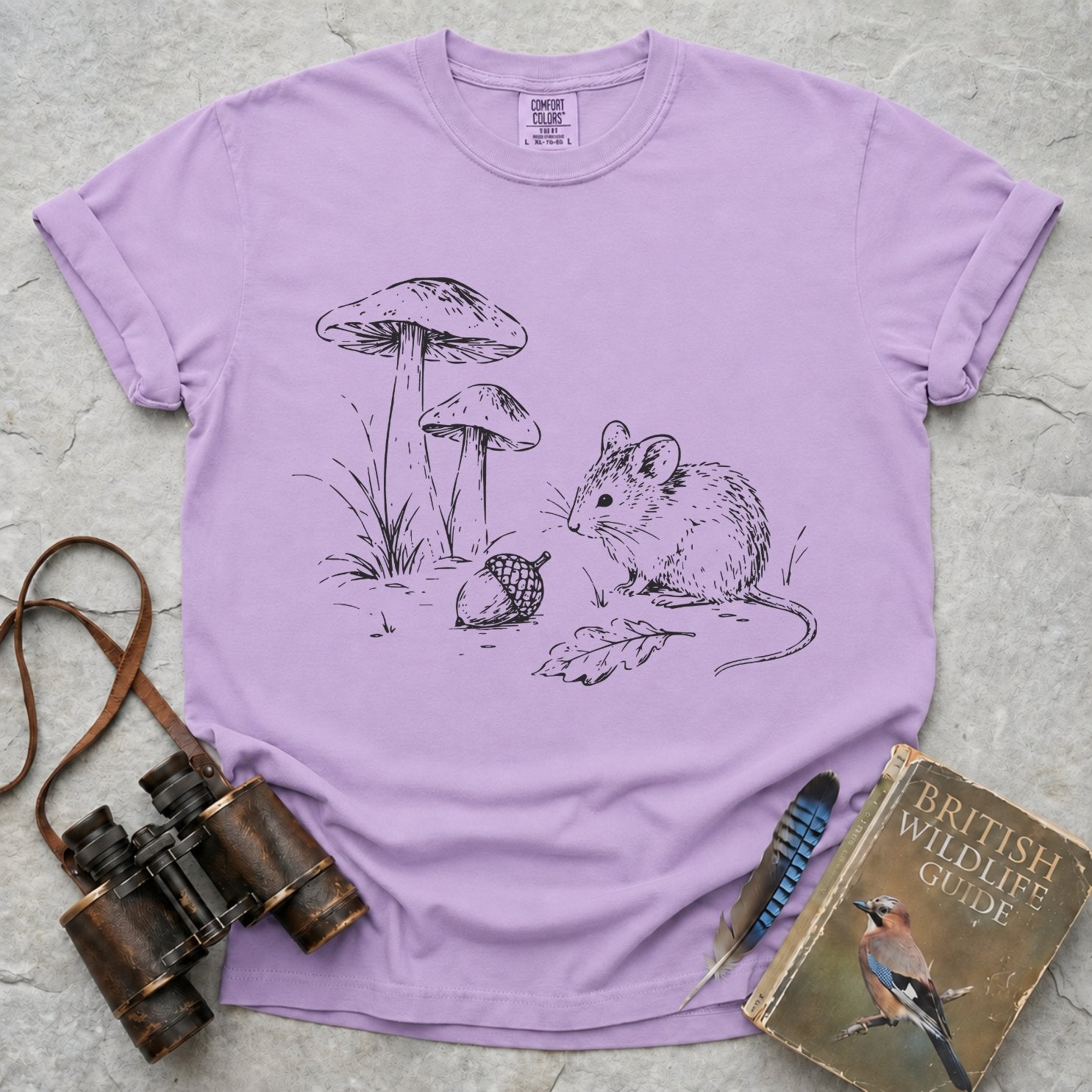 Delicate Woodland Mouse T-Shirt