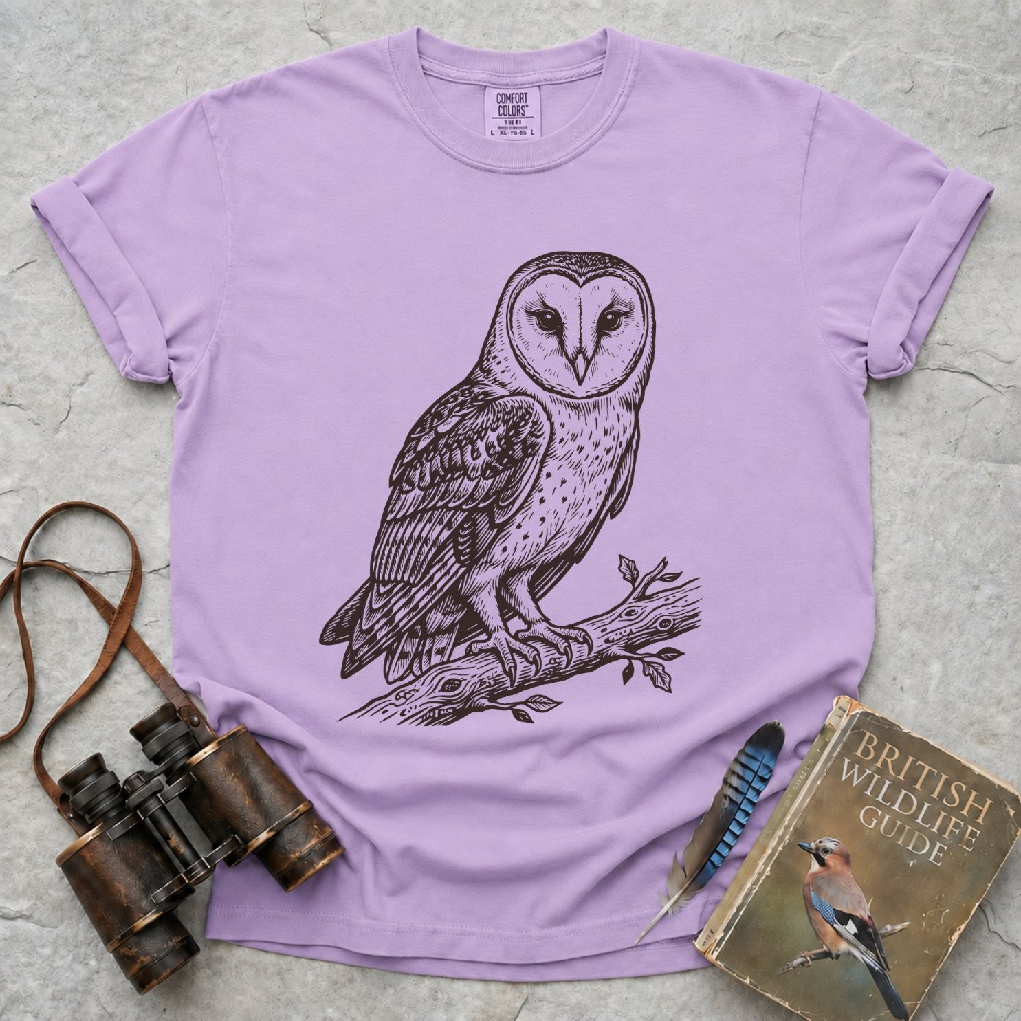 Watchful Barn Owl T-Shirt