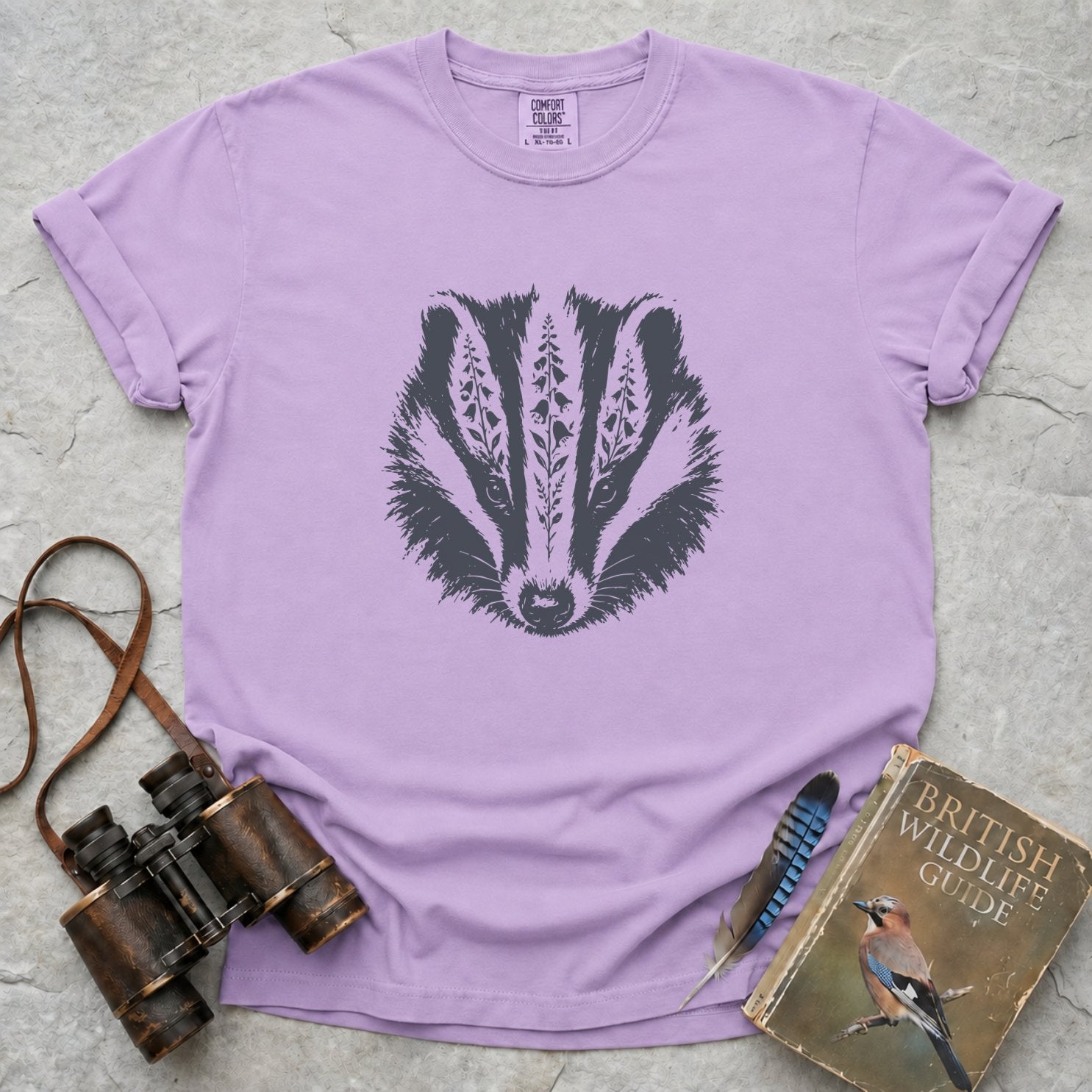 Bluebell Badger T-Shirt