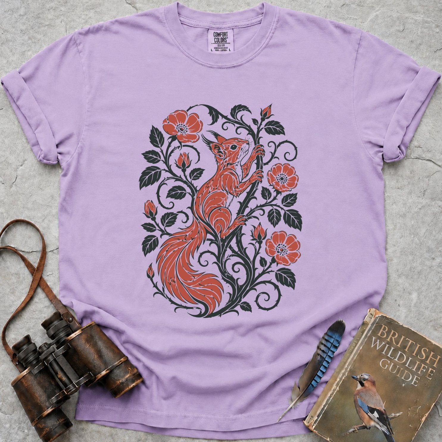 Folk Art Squirrel T-Shirt