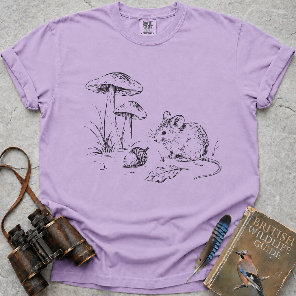 Delicate Woodland Mouse T-Shirt