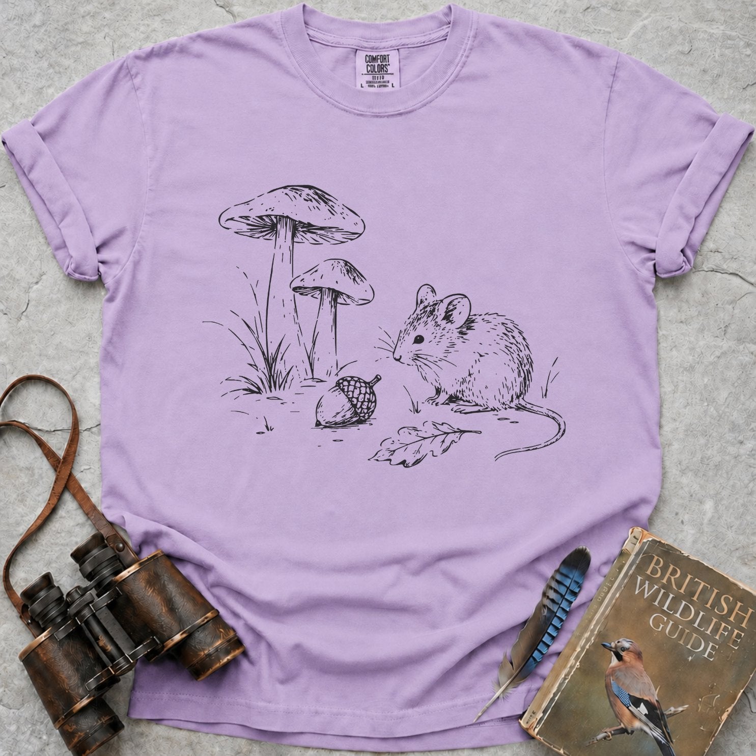 Delicate Woodland Mouse T-Shirt