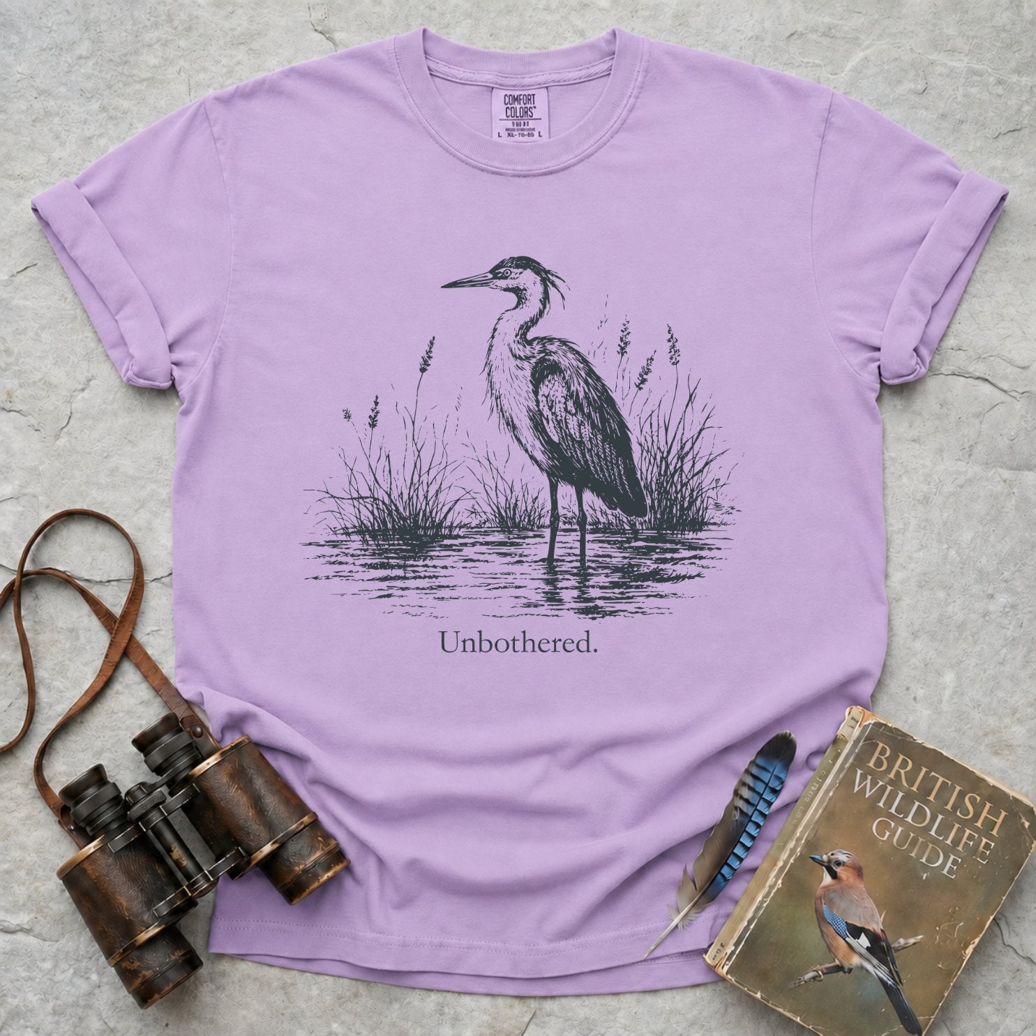 Unbothered Heron T-Shirt