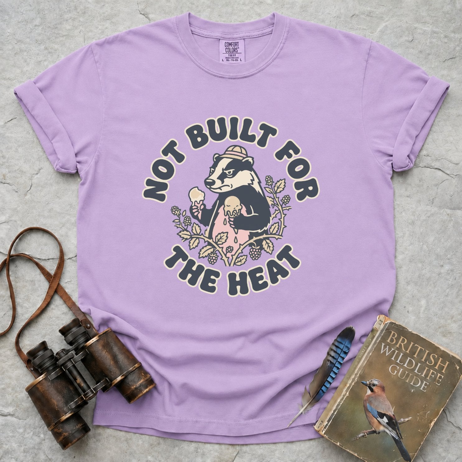Not Built For The Heat Badger T-Shirt