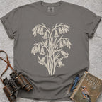 Ornate Bluebells T-Shirt — grey