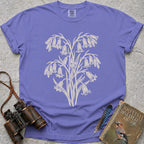 Ornate Bluebells T-Shirt — violet