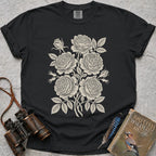 Ornate Roses T-Shirt — black