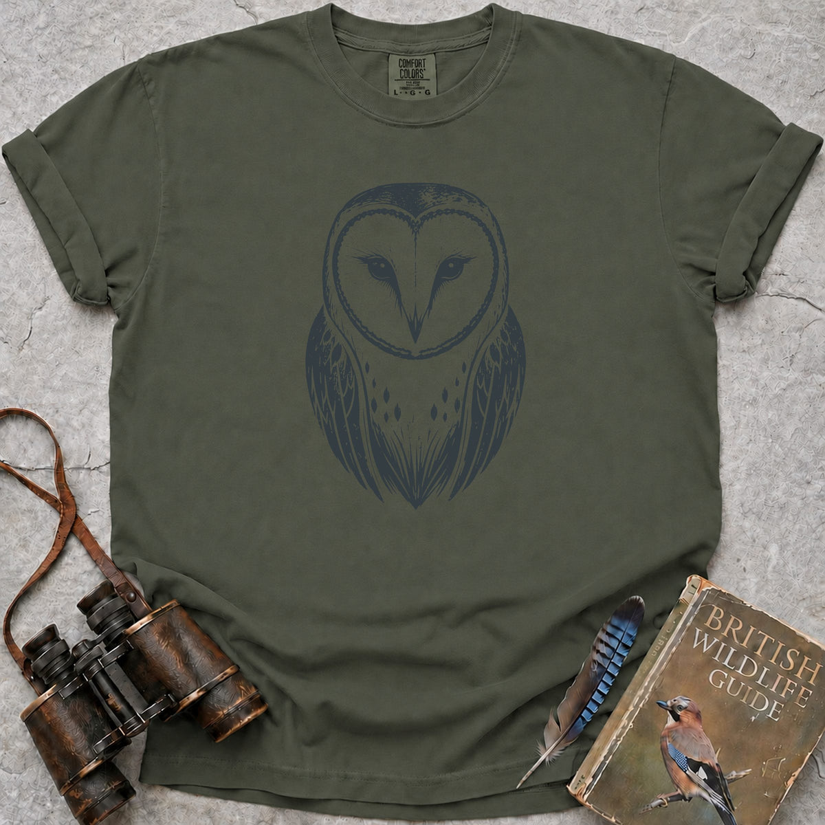 owl-face — moss