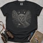 Owl in the Oak T-Shirt — black