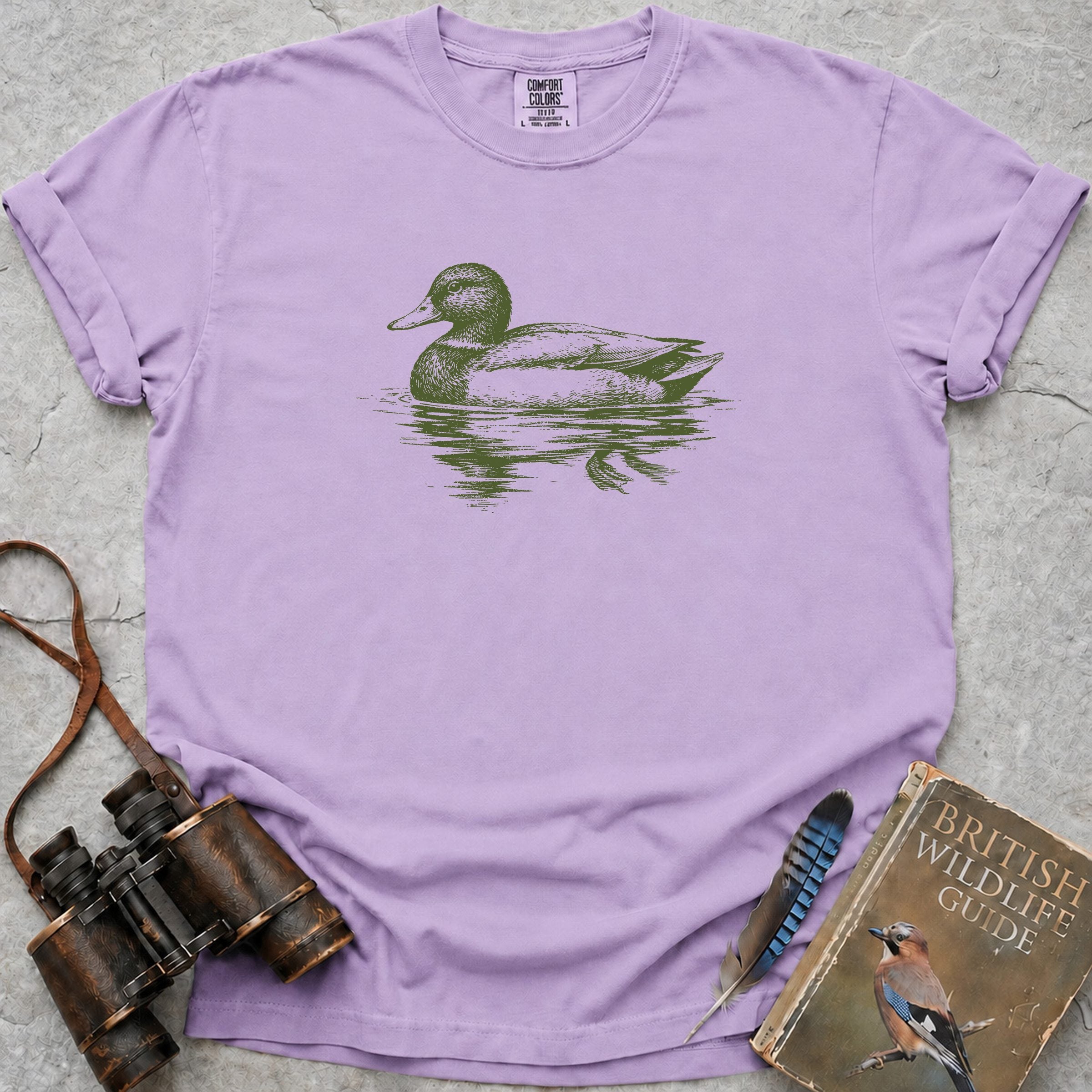 Paddling Duck T-Shirt — orchid