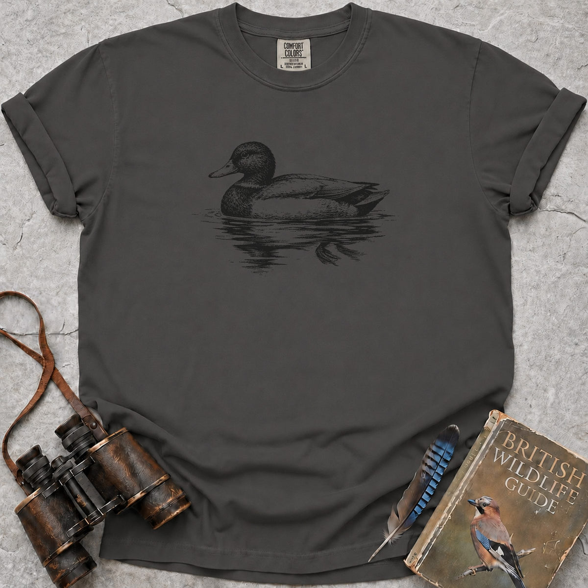 Paddling Duck T-Shirt — pepper