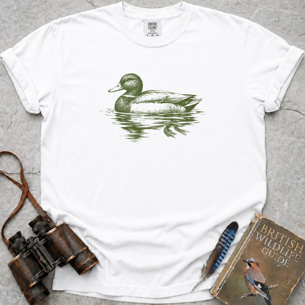 Paddling Duck T-Shirt — white