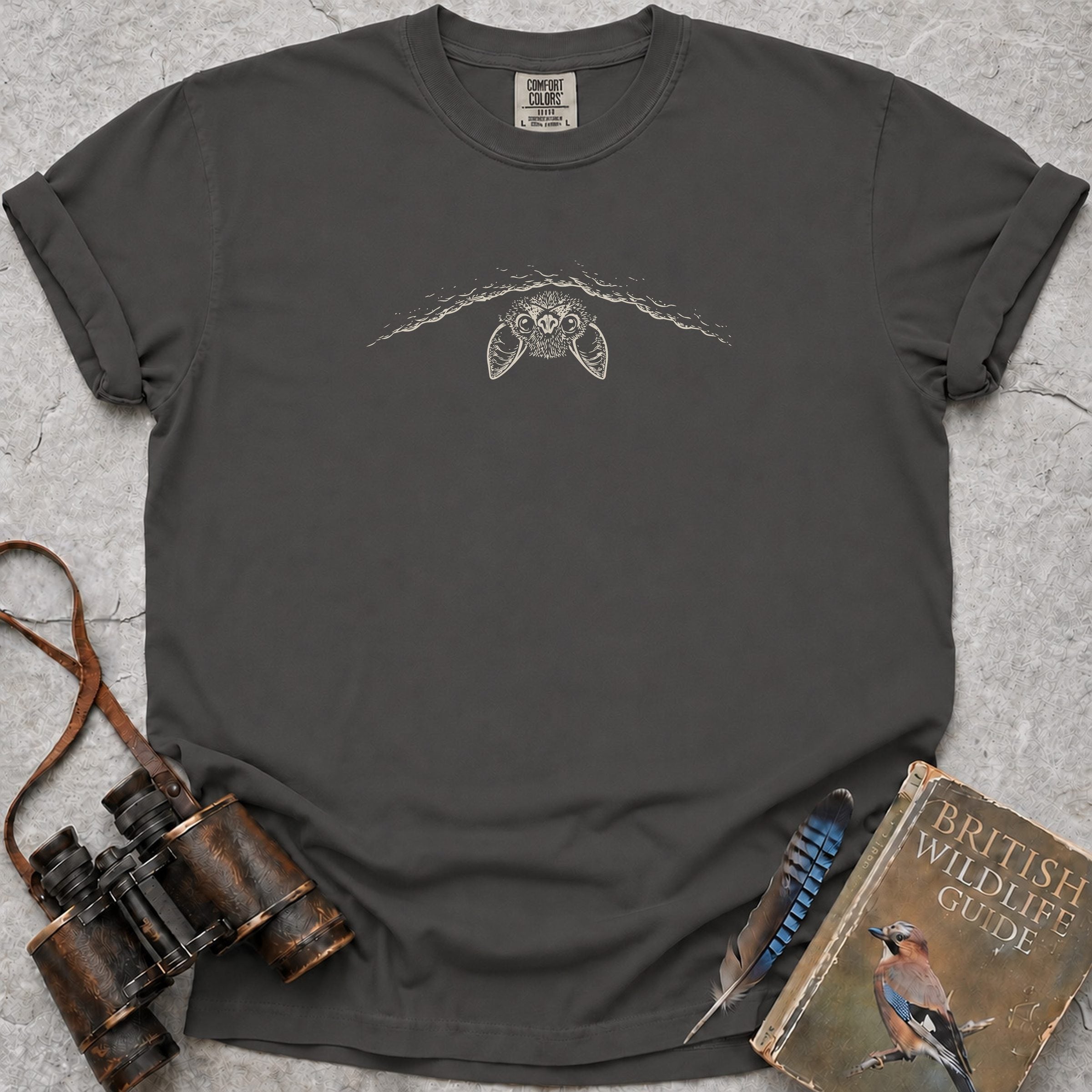 Peeping Bat T-Shirt — pepper