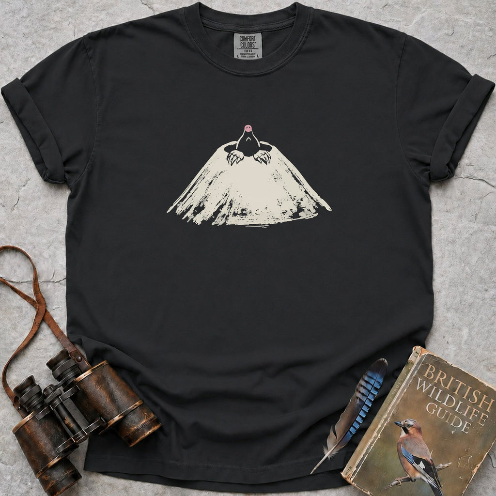 Peeping Mole T-Shirt — black