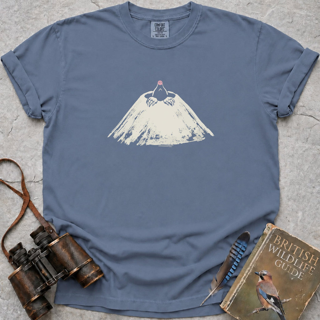 Peeping Mole T-Shirt — blue jean