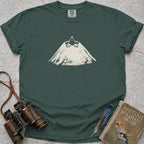 Peeping Mole T-Shirt — blue spruce