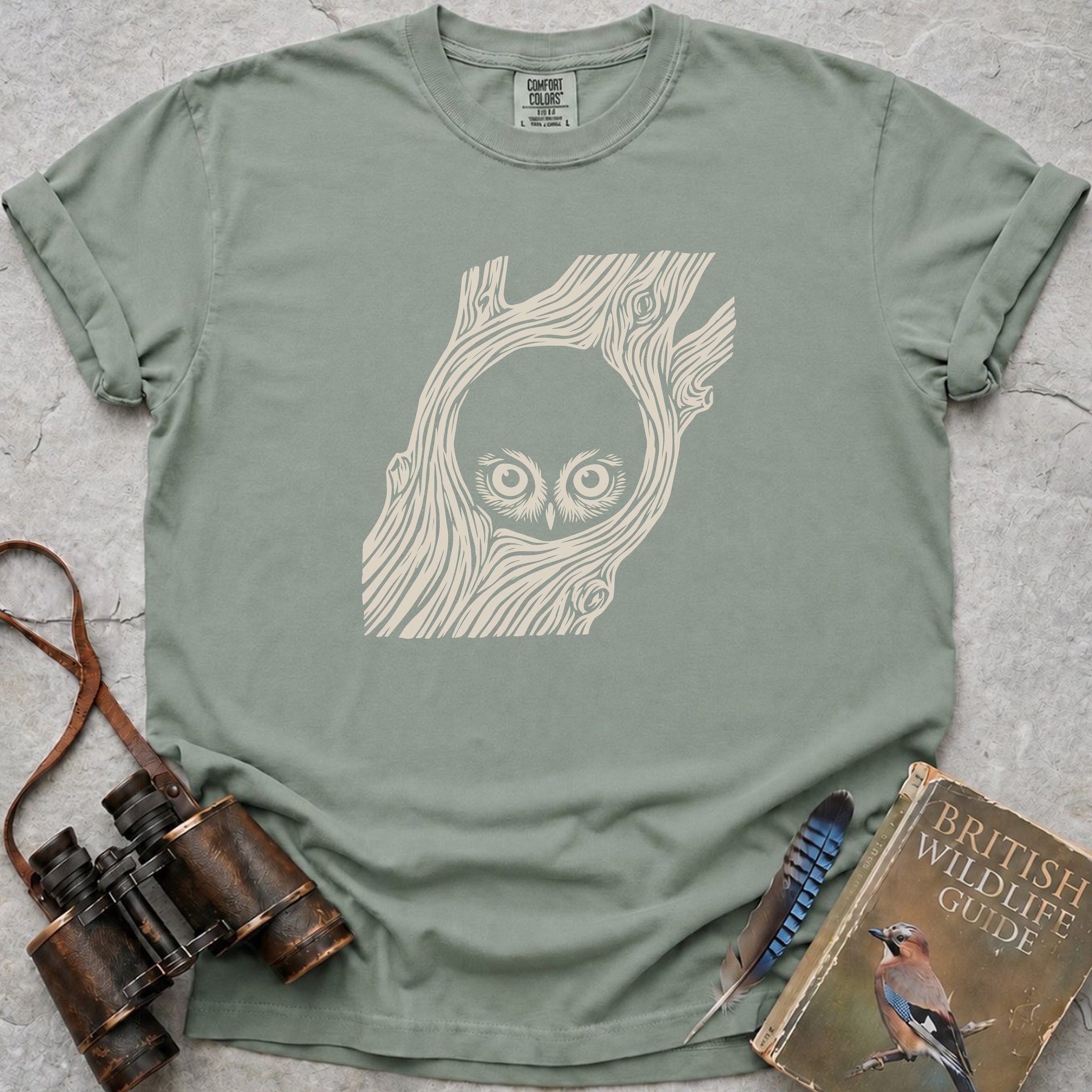 Peeping Owlet T-Shirt — bay