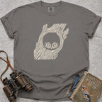 Peeping Owlet T-Shirt — grey