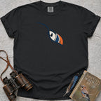 Peeping Puffin T-Shirt — black