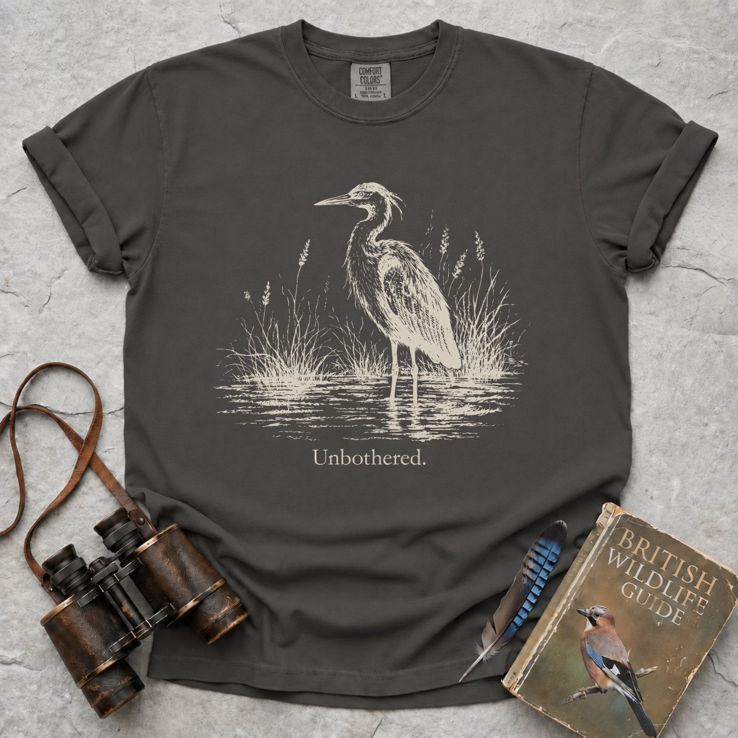 Unbothered Heron T-Shirt