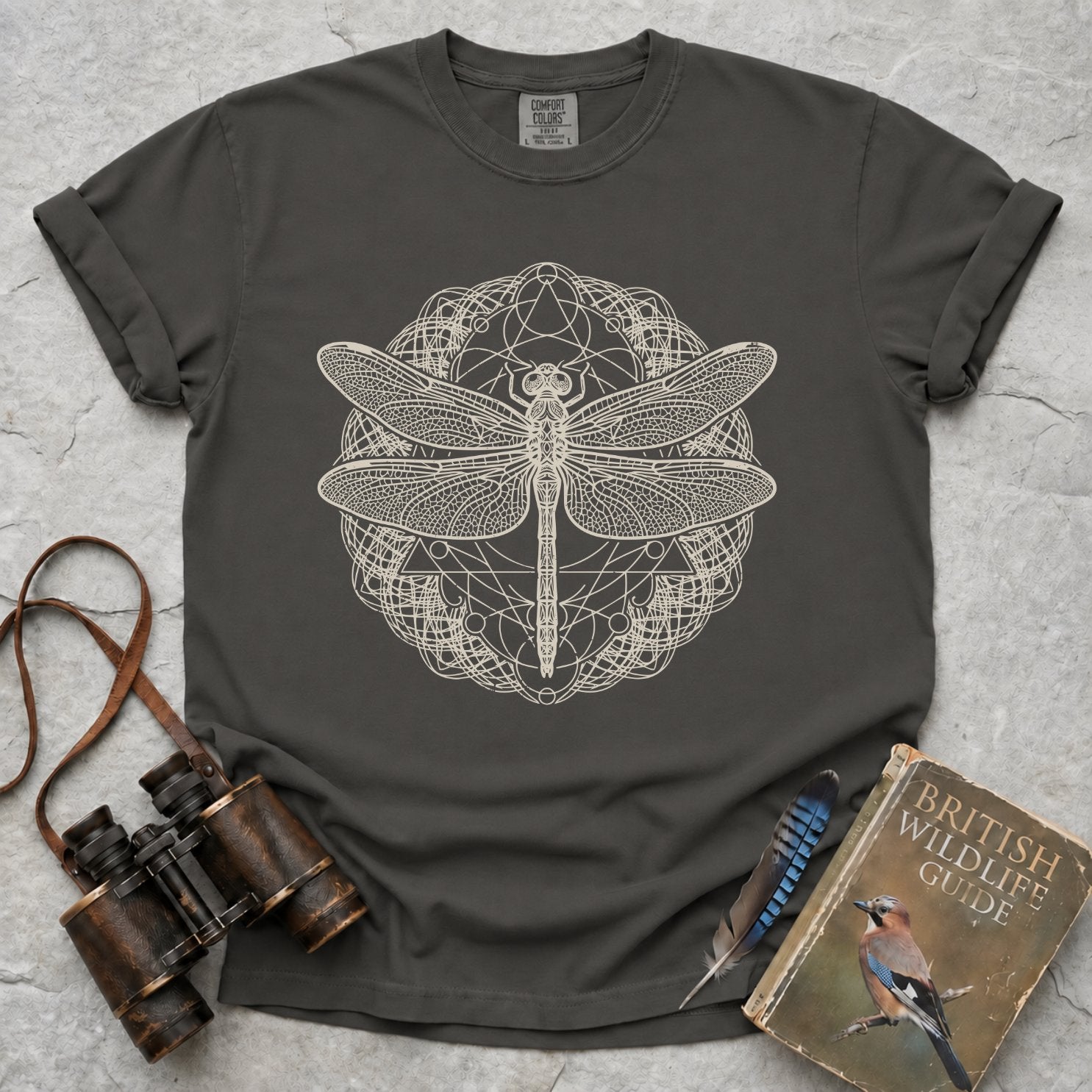 Geometric Dragonfly T-Shirt