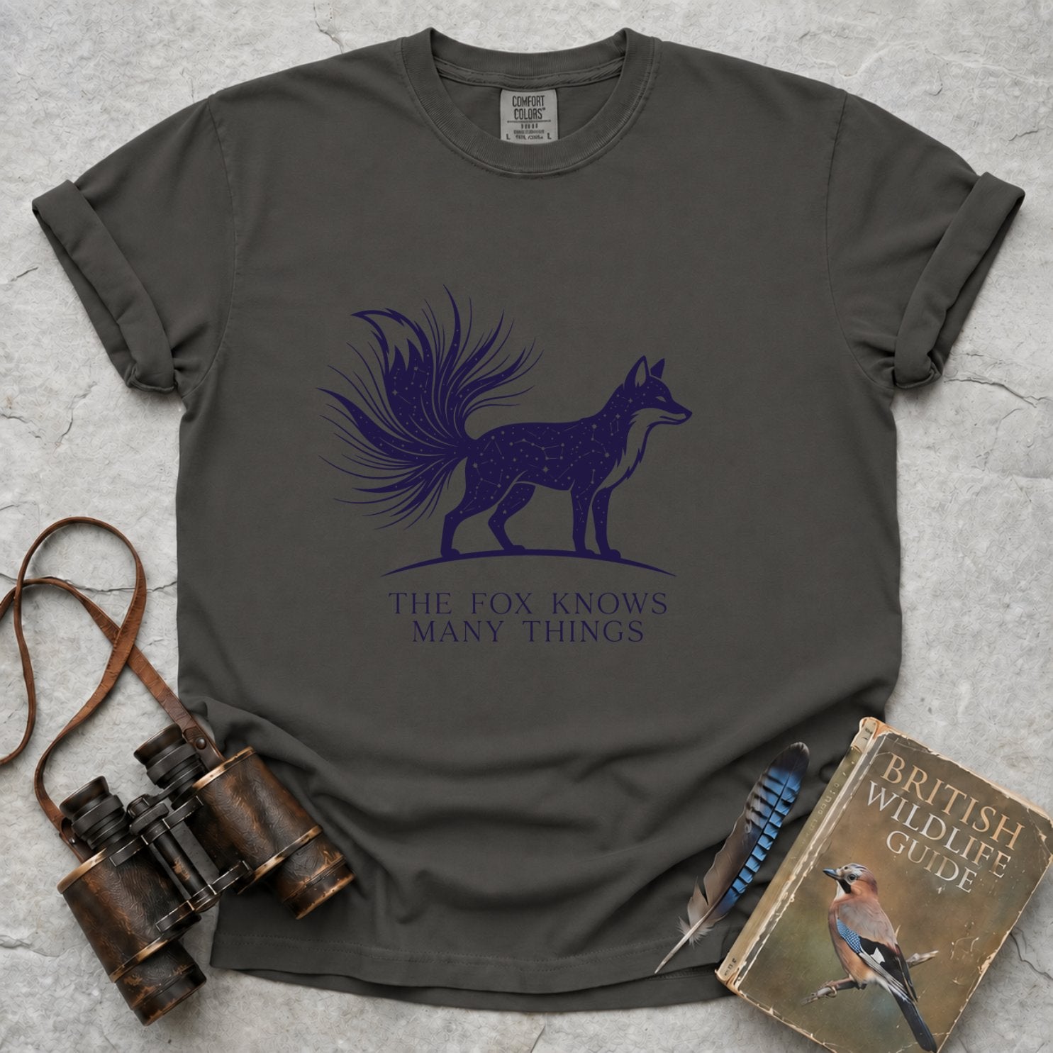 The Fox Knows Many Things Celestial T-Shirt