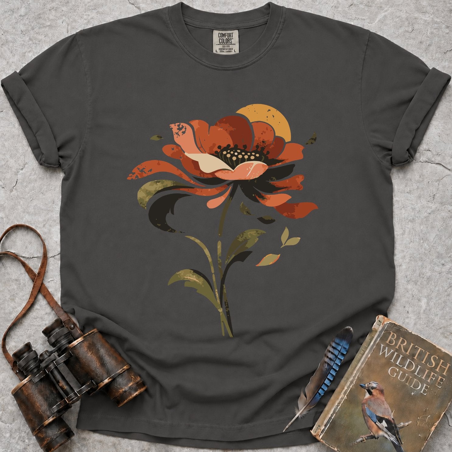 Retro Poppy Sun T-Shirt