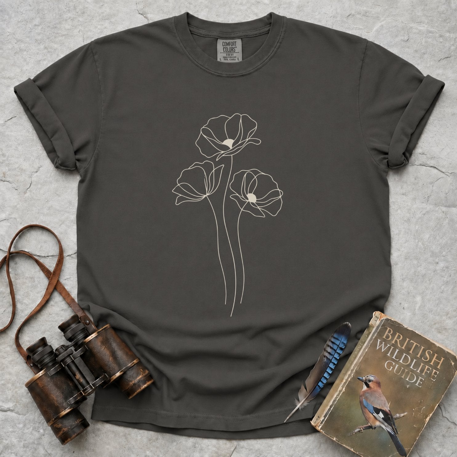 Minimalist Poppies T-Shirt
