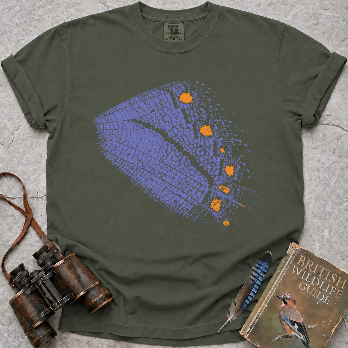 purple-hairstreak-butterfly — moss