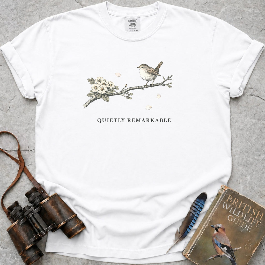 Quietly Remarkable T-Shirt — white