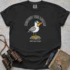 Respect The Locals Seagull T-Shirt — black