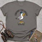 Respect The Locals Seagull T-Shirt — grey