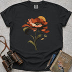 Retro Poppy Sun T-Shirt — black
