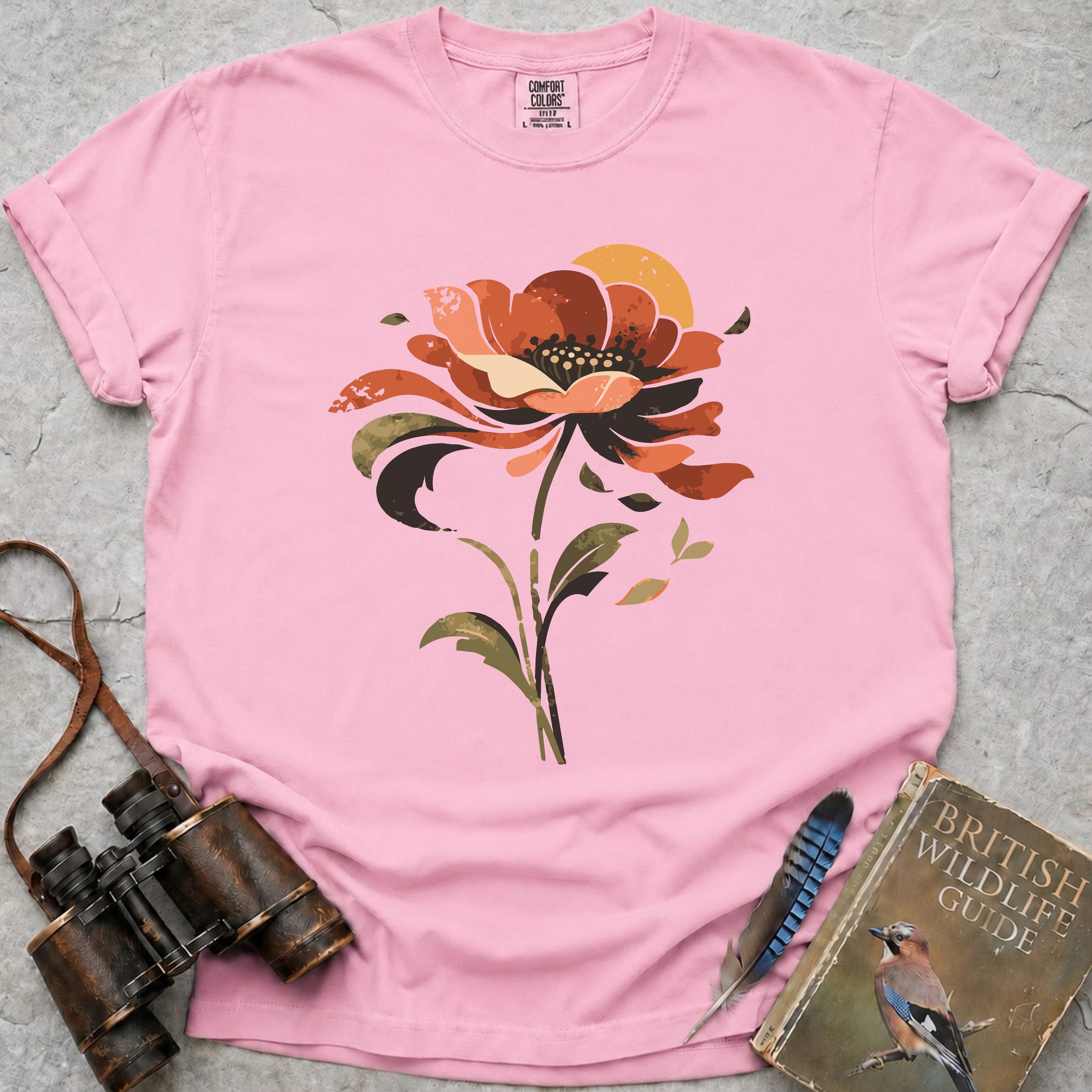 Retro Poppy Sun T-Shirt — blossom