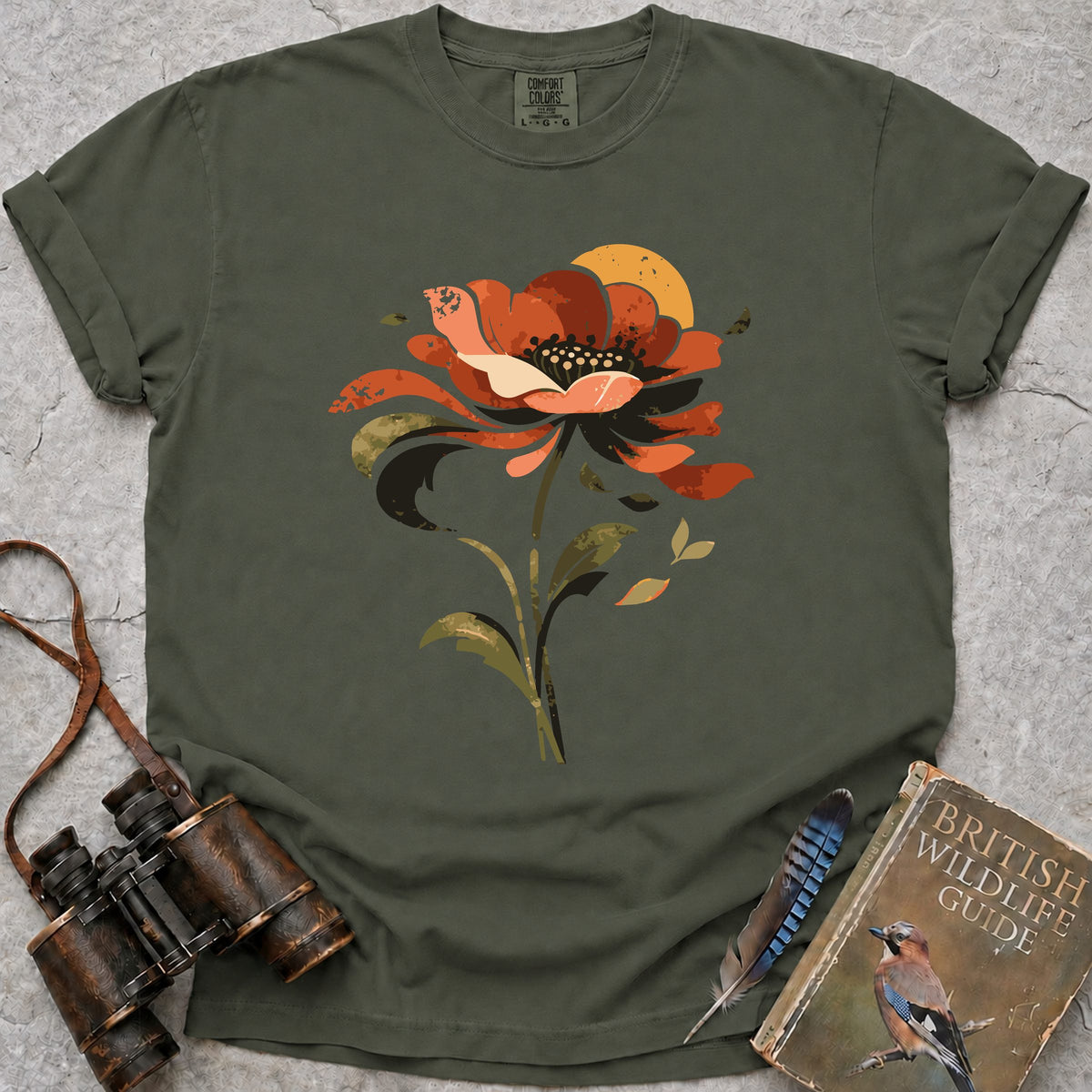 retro-poppy-sun — moss