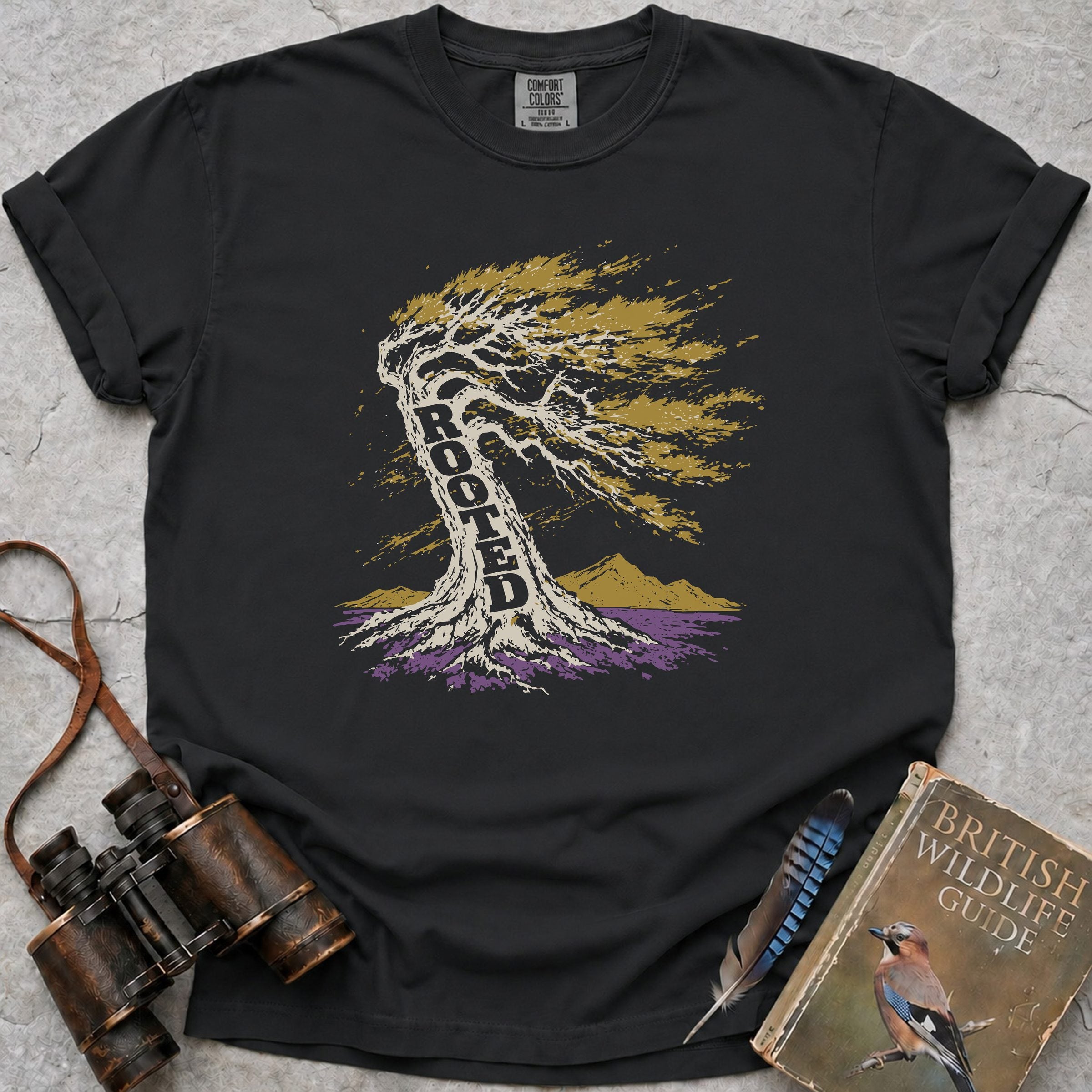 Rooted Oak T-Shirt — black
