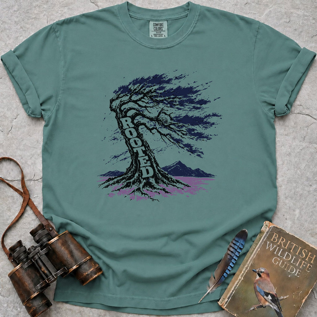 Rooted Oak T-Shirt — seafoam