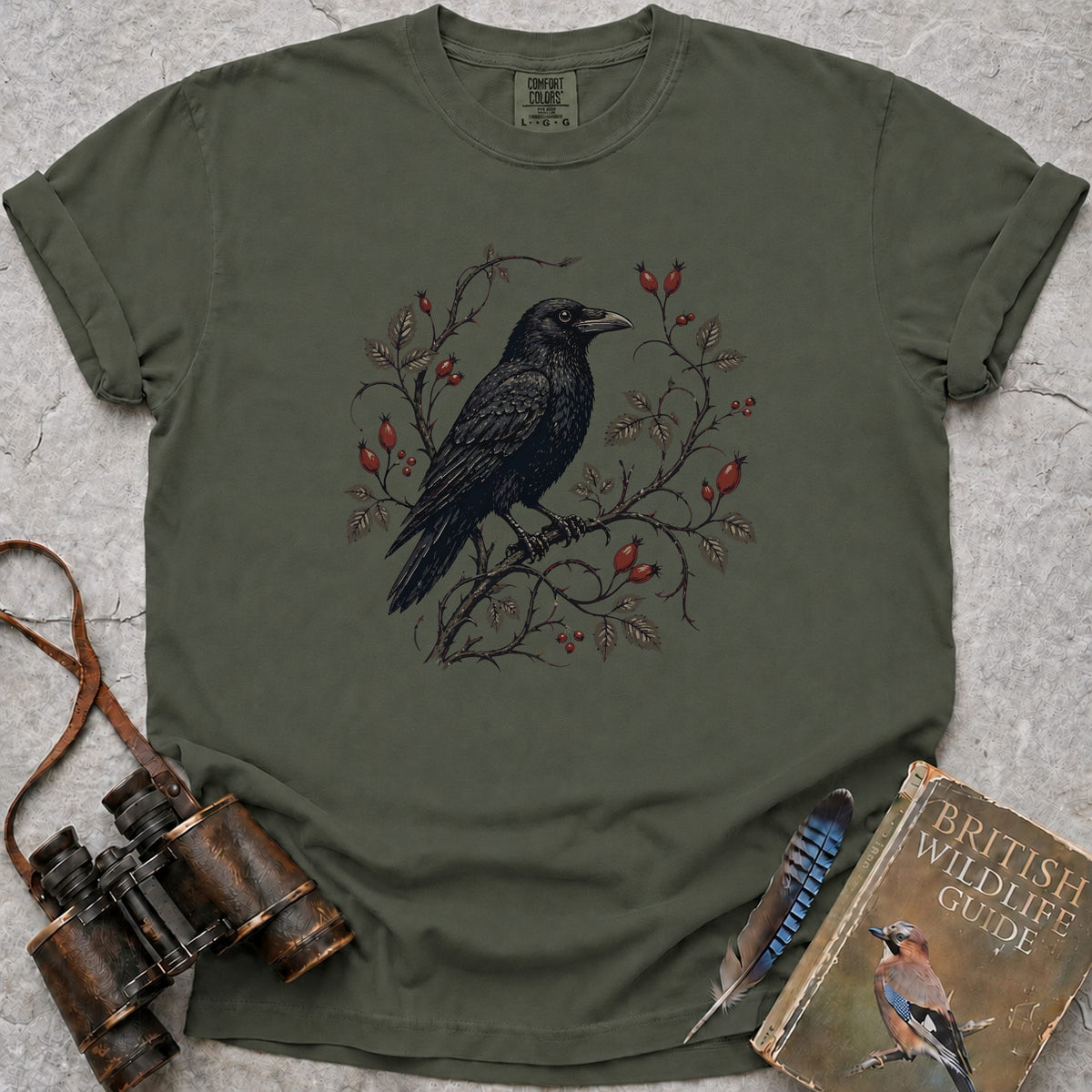 rosehip-crowned-raven — moss