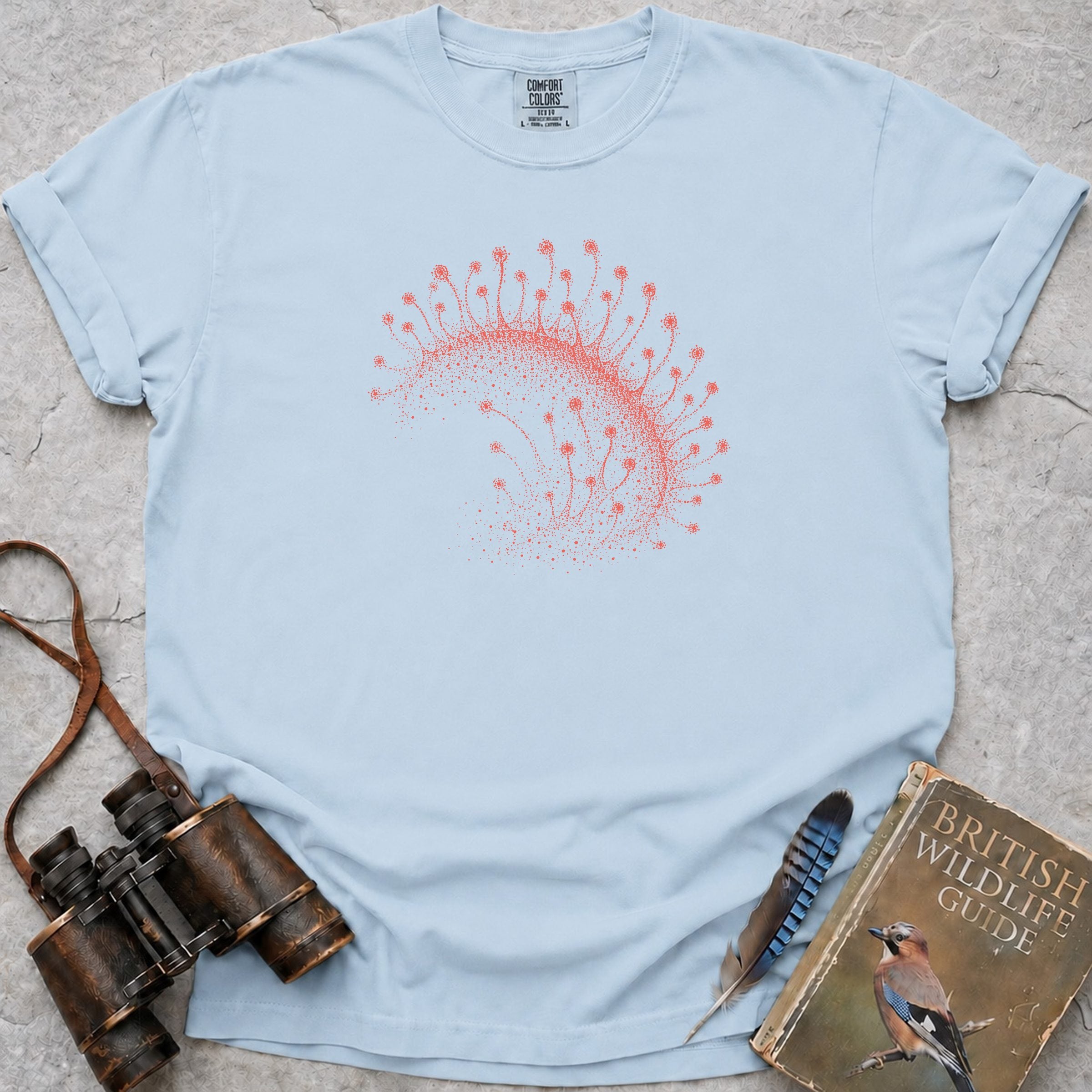 Round Leaved Sundew T-Shirt — chambray