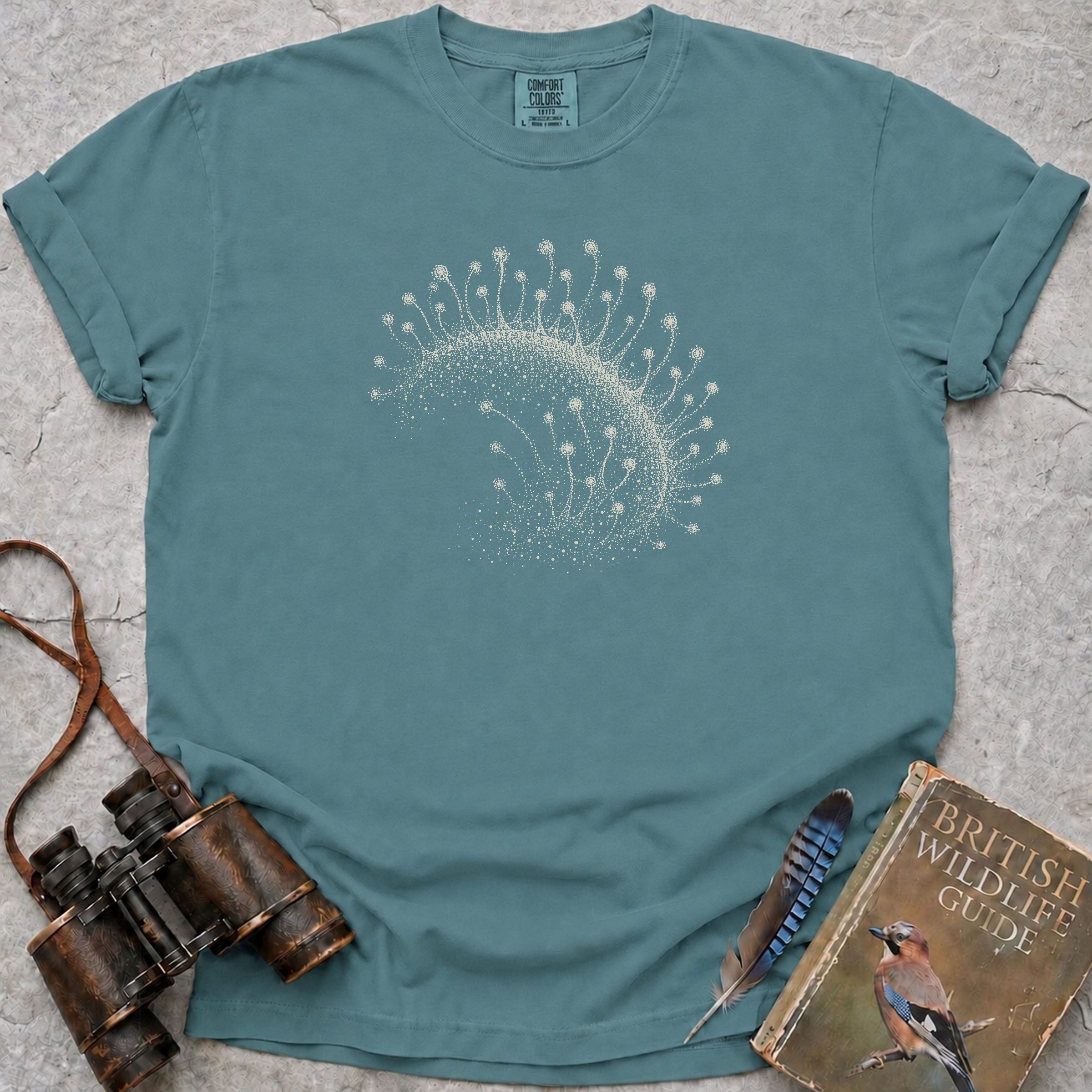 Round Leaved Sundew T-Shirt — seafoam