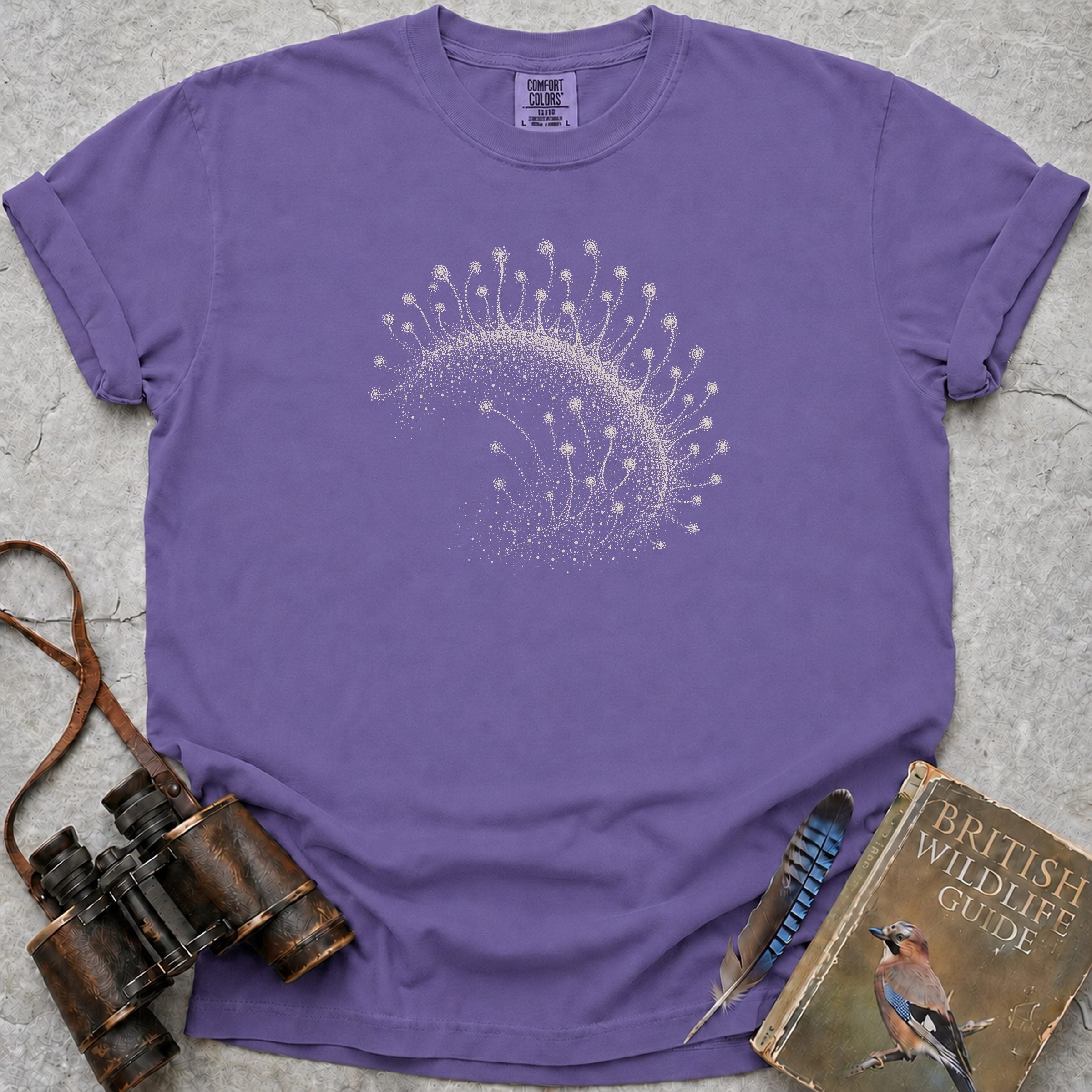 Round Leaved Sundew T-Shirt — violet
