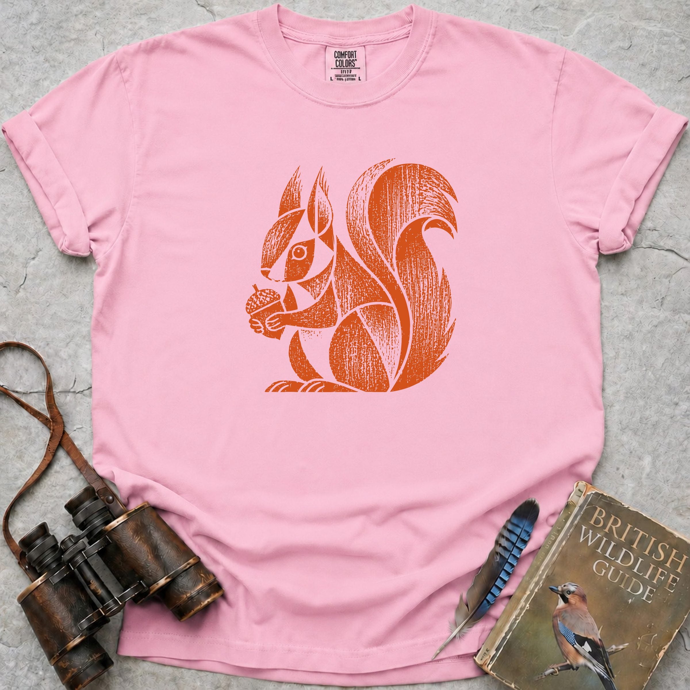 Rustic Acorn Squirrel T-Shirt — blossom
