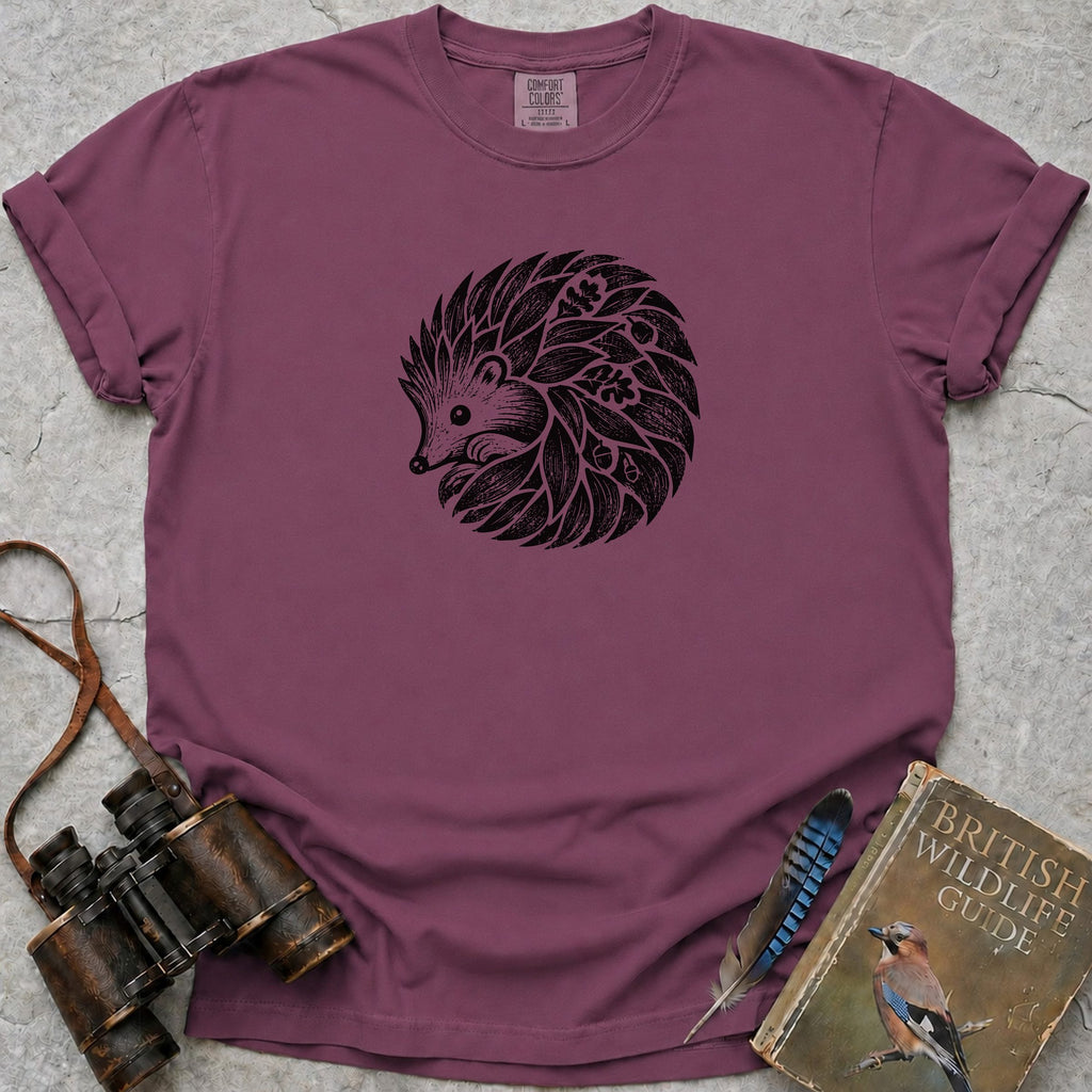 Rustic Hedgehog T-Shirt — berry