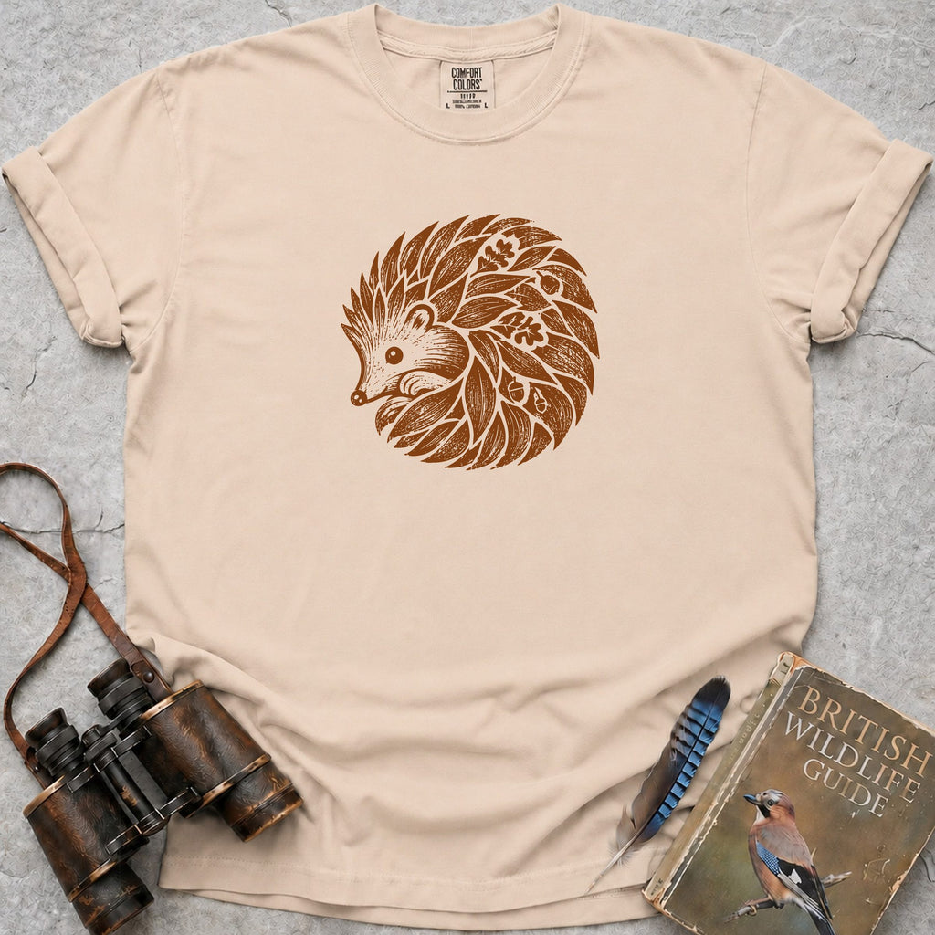 Rustic Hedgehog T-Shirt — ivory