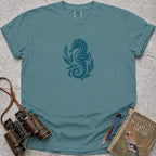 Rustic Seahorse T-Shirt — seafoam